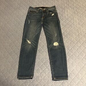 Judy Blue Distressed Skinny Jeans in‎ Dark Blue